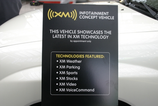 Illustration for article titled XM Infotainment Vehicle: Lots of Info, Little 'Tainment